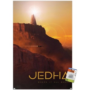 Trends International Star Wars: Jedha - Visit Jedha by Russell Walks 23 Unframed Wall Poster Prints - 1 of 4