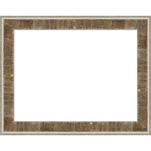 Amanti Art Farmhouse Brown Narrow Framed Dry Erase Magnetic Board - 1 of 4