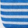 Girls' Striped Woven Tote Bag - art class™ Blue/White: Softside Paper Straw, Multi-Stripe Pattern - 4 of 4