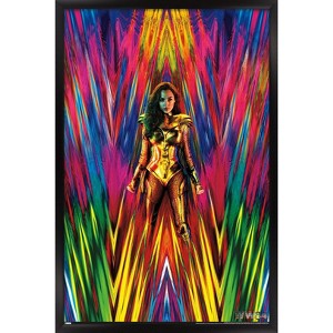 Trends International 24X36 DC Comics Movie - Wonder Woman: 1984 - Teaser One Sheet Framed Wall Poster Prints - 1 of 4
