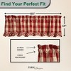 Park Designs Buffalo Check Ruffle Valances 60"x14" - 3 of 4