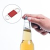 Unique Bargains Stainless Steel Portable Beer Bottle Opener with Leather Handle for Party - 3 of 4