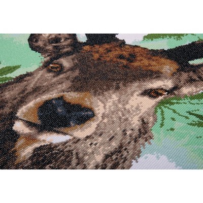 Vervaco Diamond Art Kit 22.8"X26"-Proud Red Deer