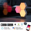 Yescom APP Control WiFi Hexagon LED Light Kit 15 Blocks w/Alexa Google Home Game Room Decor Gift - 2 of 4