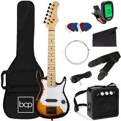 Best Choice Products 30in Kids Electric Guitar Beginner Starter Kit w/ 5W Amplifier, Strap, Case