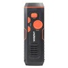 Life+Gear Stormproof Crank LED Flashlight with FM Radio/USB Port - Black/Red - 4 of 4