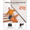 VEVOR Wall Mounted Stair Handrail, 15ft Black Aluminum Staircase Handrail Indoor, 250lbs Load Capacity, Industrial Railing Hand Rail for Steps, Black - 4 of 4
