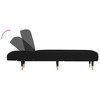vidaXL Lounger Settee Lounge Sleeper Sofa Chair Bed Living Room Seating Velvet - 3 of 4