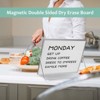 Aoibox Large Magnetic Double Sided Dry Erase White Board 16x12 Inch with Stand 10 Markers 4 Magnets 1 Eraser - 4 of 4