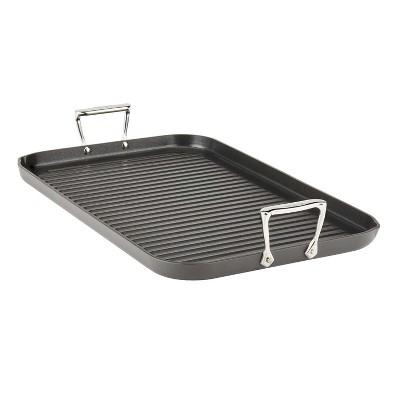 All-Clad 13 x 20 Inch Double-Burner Grill, HA1 Hard Anodized Nonstick Cookware