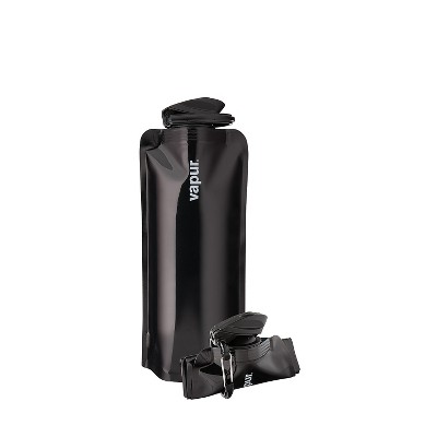 Vapur Anti-Bottle Collapsible Wide Mouth Water Bottle 23 oz. Black (30046)