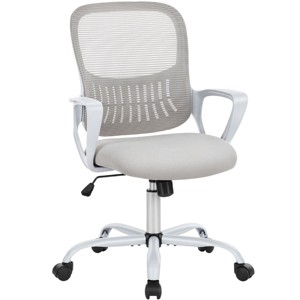 Tall Office Desk Chair,Height Adjustable Swivel Task Chair With Lumbar Support Counter Height Table And Chairs-Cuddlewood - 1 of 4