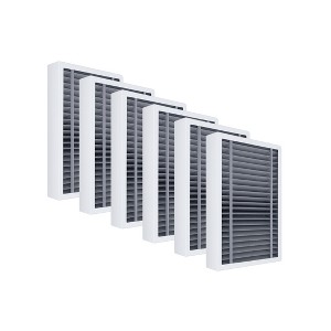 Nispira True HEPA Filter Replacement Compatible with Filtrete F2 Odor Air Purifier FAP-C02-F2 FAP-T03-F2. Compared to part F2 FAPF-F2-O, 6 Packs - 1 of 4
