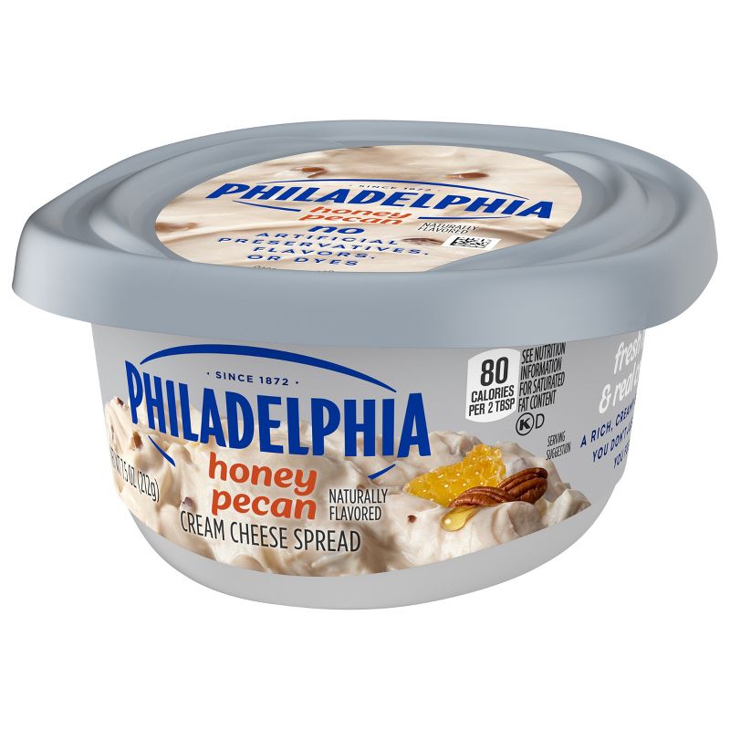 Philadelphia Honey Pecan Cream Cheese Spread - 7.5oz, 5 of 13