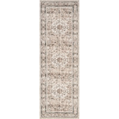 nuLOOM Davi SplashGuard Waterproof Machine Washable Area Rug