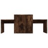 vidaXL Coffee Table Set Smoked Oak 100x48x40 cm Engineered Wood - 4 of 4