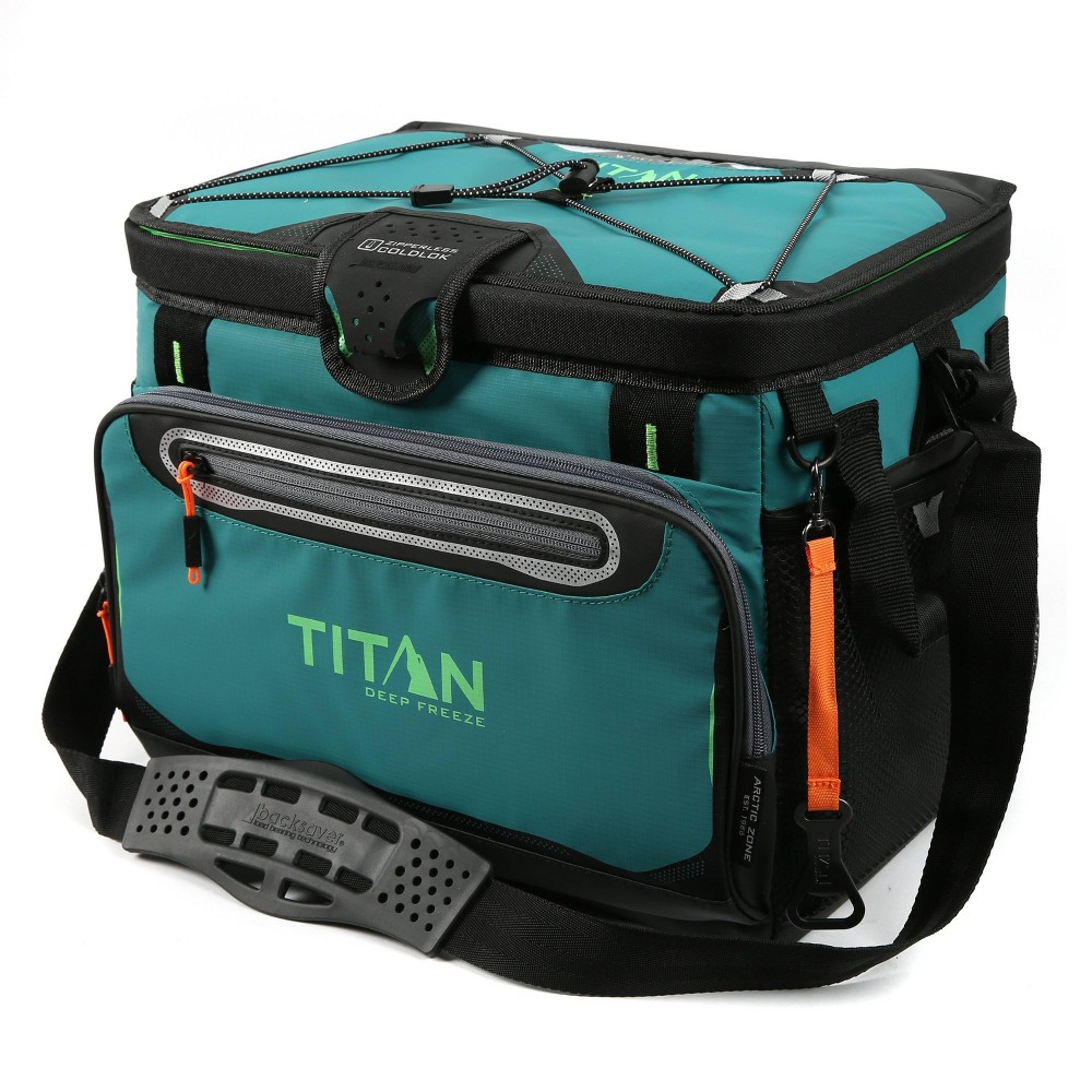 Titan by Arctic Zone Deep Freeze 20qt Zipperless HardBody Cooler - Green