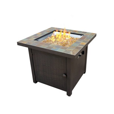 Square Slate Fire Pit - AZ Patio Heaters