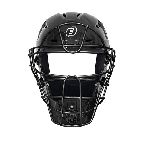 Force3 NOCSAE Certified Hockey Style Defender Mask Baseball Catcher's Helmet Youth Gray | Silver