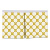 Bacati - Large Dots Crib/Toddler Bed Skirt - Yellow - 3 of 4