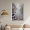 Art Remedy Pink Impressionisty Lilypads Impressionism Wall Art Framed - 2 of 4