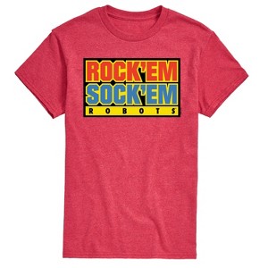Men's - Rock 'Em Sock 'Em Robots - Rock Sock Em Logo Short Sleeve Graphic T-Shirt - 1 of 4