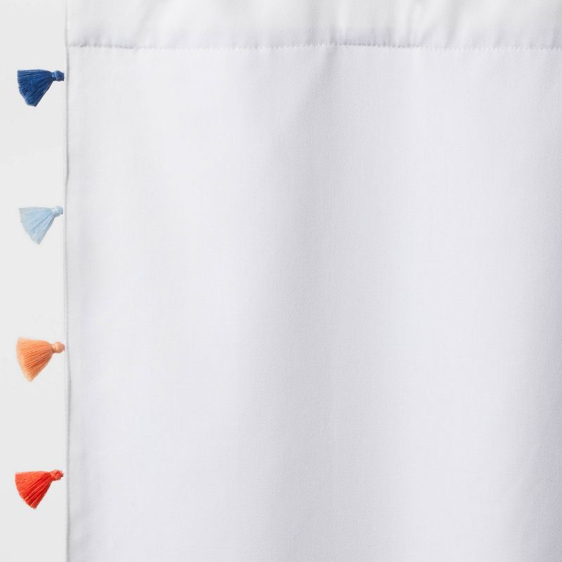 Blackout Tassel Kids' Curtain Panel - Pillowfort™, 4 of 10