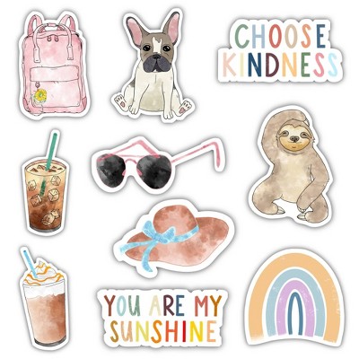 VSCO Aesthetic Multicolor 16 Sticker Pack – Big Moods