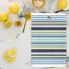 Sheila Wenzel-Ganny Lavender Mint Blue Stripes Rectangle Cutting Board - Deny Designs - 2 of 3