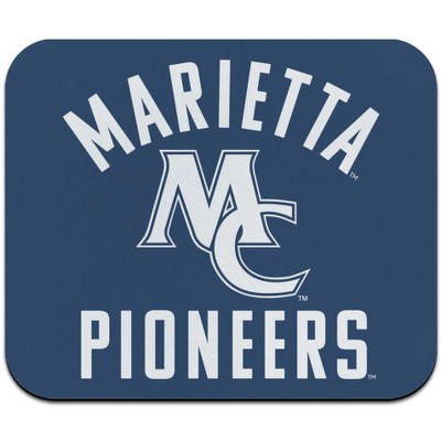 Marietta College Pioneers Logo Low Profile Thin Mouse Pad