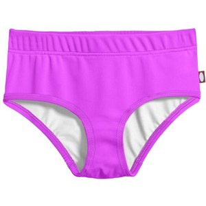 City Threads USA-Made Girls Extra-Coverage Lined UPF 50+ Swim Briefs - 1 of 4