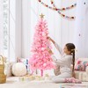Best Choice Products Prelit Colored Christmas Tree, 4ft Artificial Tree Holiday Decor w/ LED Lights - 3 of 4