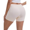 INSPIRE CHIC Women's Anti-Chafing Hip-Lifting Mid Rise Tummy Control Elastic No Show Slim-Fit Shorts Under Dress - 2 of 4