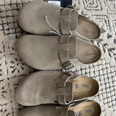 Women's Betsy Clog Mule Flats - Universal Thread™ Taupe 6 : Target