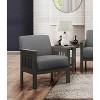 NicBex Textured Accent Chair,Upholstered Living Room Chair with Mid-Height Backrest and Rubberwood Frame,Recliner Chair for Living Room - 2 of 4