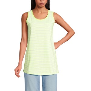 Lands' End Women's Supima Cotton Tunic Tank Top - 1 of 3
