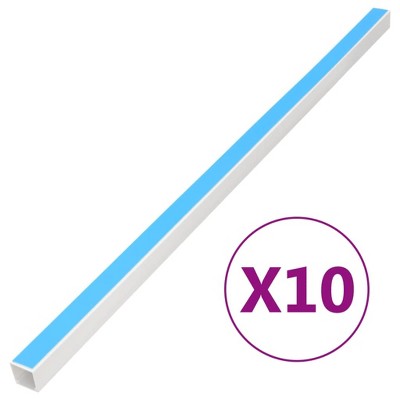 vidaXL Cable Trunking Self-Adhesive 1"x0.6" 32.8' PVC