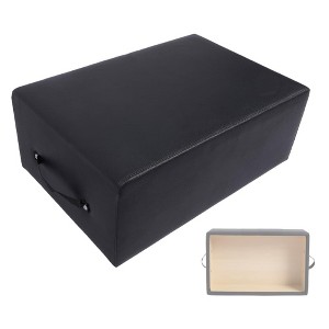 Professional Pilates Reformer Sitting Box,Reformer Box for Home & Studio Use, Portable Pilates Reformer Accessory for Step Training, Seated Workouts - 1 of 4