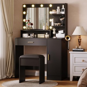 blue dress for baby girl Velvet Black 6-Pc King/Queen Bedroom Set with LED Bed main image 1