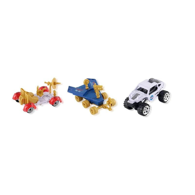Insten 15 Piece Space Toys Vehicle Playset With Rockets, Satellites, Rovers & Cars, 4 of 8