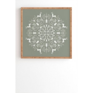 Pimlada Phuapradit Winter Forest Bamboo Framed Wall Art - Deny Designs - 1 of 3