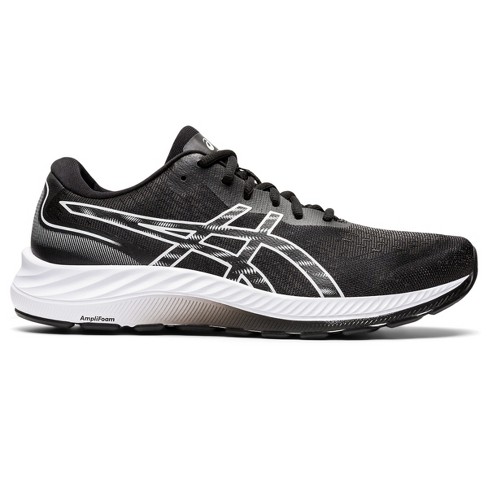 Asics men's gel outlet 1 running shoes- black/white