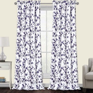 Egyptian Linens Camila Room Darkening Curtain Panels Pair ( Set of 2 ) - 1 of 2