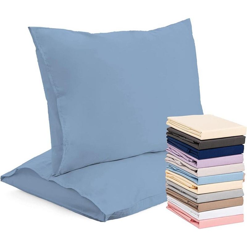 Superity Linen Standard Pillow Cases - 2 Pack - 100% Premium Cotton - Envelope Enclosure, 1 of 10
