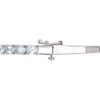 EVERLY JEWELRY |  Sterling Silver 6 1/3 CT TGW Aquamarine Bangle - 2 of 4