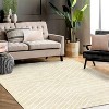 Washable Large Area Rug, Ultra-Thin Non-Slip Modern Abstract Foldable Low Pile Floor Carpet for Living Room Bedroom Dining - 2 of 4