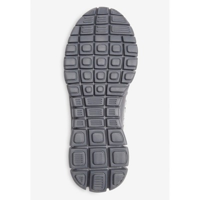 Женские кроссовки Comfortview CV Sport Ria Slip On Sneaker - 7 W, Silver Grey (Wide Widths Available) — фото 4