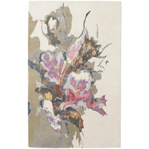 Dafney Transitional Floral & Botanical Purple/Pink/Green Area Rug - 1 of 4