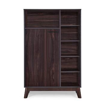 Rattler Mid-Century Modern Multi Functional Cabinet - Christopher Knight Home