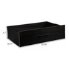 Karl Home 5-Drawer Black MDF (Medium-Density Fiberboard) 27.56in. W Chest of Drawer - 4 of 4